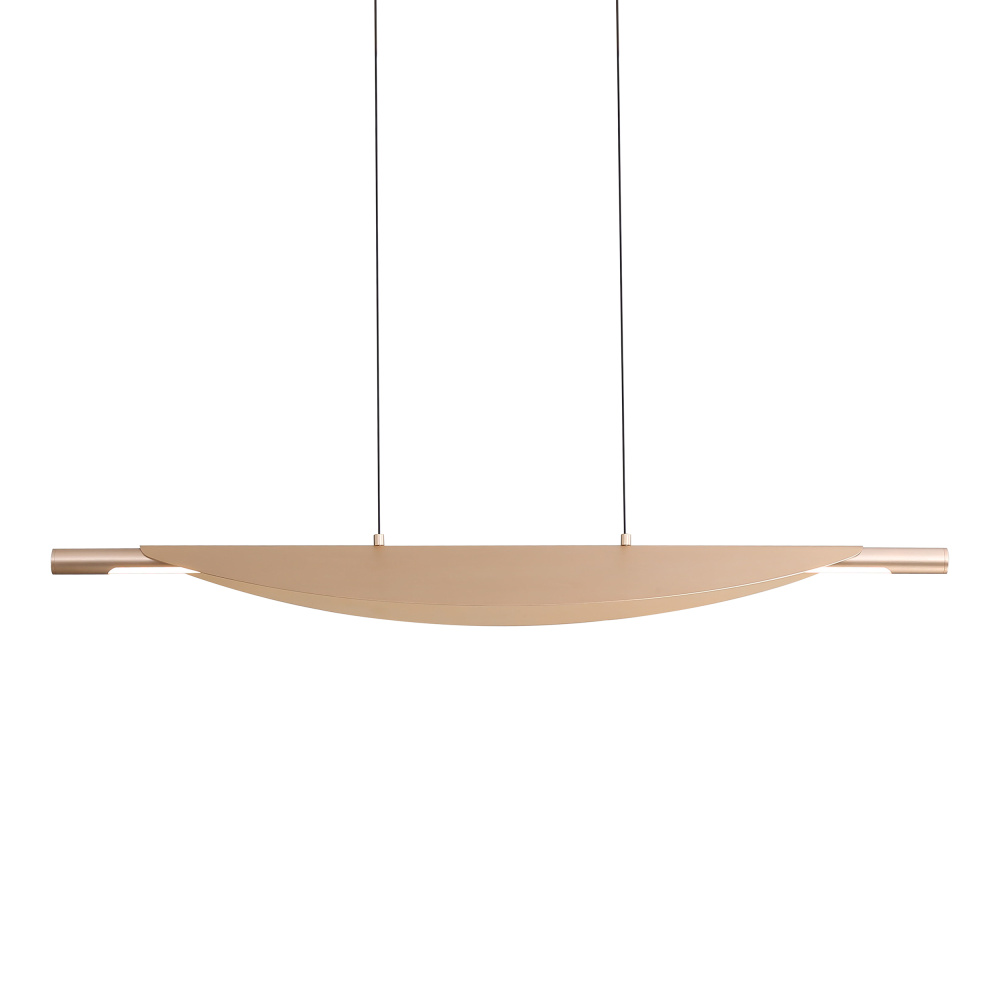 Yep by Golden Lighting Luma Integrated LED Island Light in French Gold
